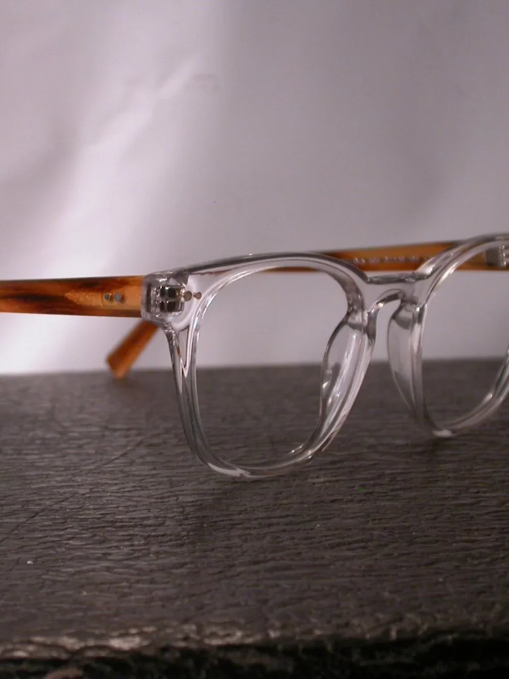 Warby Parker Felix N Crystal Clear Tortoise Eyeglasses Frames